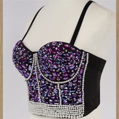 Y2K Rhinestone Diamond Sequin Tank Top Punk Corset, Bra Shirt, Gothic Punk Fashion, Mens Fashion Country, Y2k Rhinestone, Kawaii Store, Corset Shapewear, Sequin Tank Top, Harajuku Outfits