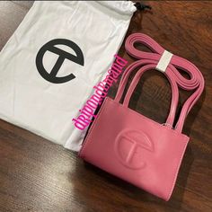 Telfar Shopping Bag Brand New New Color Corned Beef Shopping Bag Comes With Dust Bag Sold Out Price Is Firm No Free Shipping #Coach #Katespade #Yaito #Brandonblackwood #Hat Telfar Shopping Bag, Branded Shopping Bags, Bag Brand, New New, Small Bags