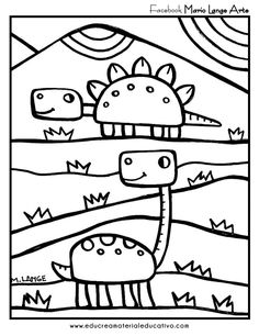 a coloring page with an image of a giraffe and other animals in the background