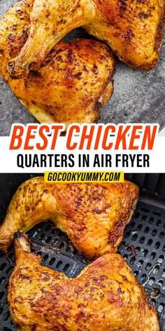 the best chicken quarters in an air fryer