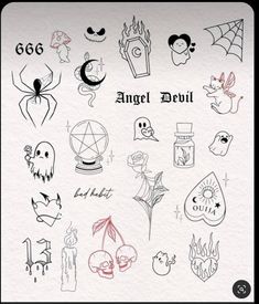 an image of some tattoos on paper