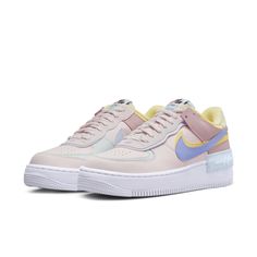 Nike Womens Air Force 1 Shadow (CI0919-600) Nike Shadow, Womens Air Force 1, Nike Air Force 1 Shadow, Air Force 1 Shadow, Sneaker Games, Nike Womens, Liner Socks, Nike Store, Shades Of Yellow