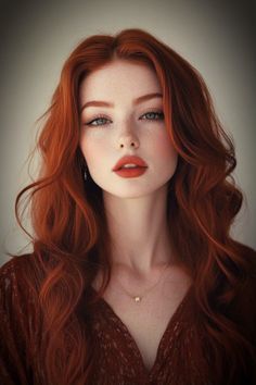 Red On Top Of Brown Hair, Auburn Hair Makeup Looks, Red Hair With Dark Red Highlights, Natural Red Hair Dark, Red Hair Reference, Medium Red Hair Color, Amber Red Hair, Makeup For Auburn Hair, Dark Copper Hair Auburn