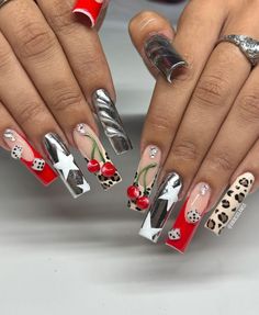 Business Nails, Wow Nails, Hard Nails, Y2k Nails, Classy Acrylic Nails, Exotic Nails, Unique Acrylic Nails, Bling Acrylic Nails, Luxury Nails