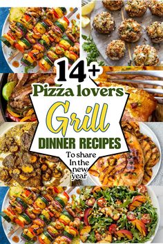 pizza lovers grill dinner recipes to share this new year's eve with friends and family