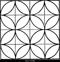 an image of a square with circles in it