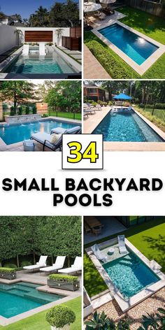 small backyard pools that are perfect for families to enjoy in the yard or back yard