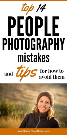 a woman in black jacket and brown hat with text overlay that reads top 4 people photography