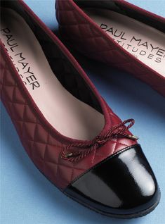 Leather Ballet Flats With Red Sole And Almond Toe, Formal Leather Ballet Flats With Red Sole, Elegant Leather Ballet Flats With Red Sole, Elegant Leather Flats With Red Sole, Burgundy Leather Flats With Round Toe, Burgundy Leather Flats For Formal Occasions, Ben Silver, Fashion Sets, Leather Flats