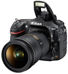 the nikon d700 digital slr camera is shown with its lens attached