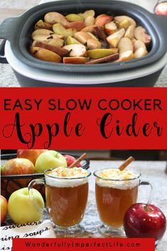 an easy slow cooker apple cider recipe