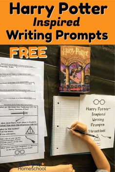 harry potter inspired writing prompts with free printable