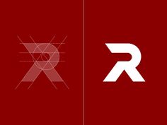 two different logos, one with the letter r