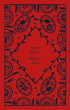 the cover to karem blixen's babies feast, with an image of