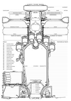 an architectural drawing of the floor plan for a space station with all its components labeled