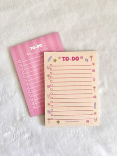 Cute Todo List, Notepads Design Ideas, Cute To Do List, Summer Doodles, Cherry Products, To Do Notepad, Notepad Design, Colorful Doodles, Nurse Things