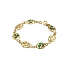 PRICES MAY VARY. Charming Accessory and an ideal Celtic gift for any lady in your life - our bracelet encapsulates delicacy, femininity, and Celtic essence Claddagh Design made of gold plated, one of the most meaningful Celtic symbols, representing the harmony between love, friendship, and loyalty, shown through two hands holding a heart with a crown on top Our Irish Claddagh Green Enamel Link Bracelet is the perfect accessory for any lady, being the perfect gift for Saint Patrick’s Day, Christm Shamrock Bracelet, Claddagh Bracelet, Claddagh Symbol, Silver Celtic Jewelry, Irish Symbols, Celtic Bracelet, Irish Gifts, Saint Patricks, Round Stud Earrings