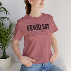 Be fearless, daring and courageous as you walk in the greatest adventure of your life with the precious Holy Spirit! This casual short sleeve tee fits true to size made from 100% cotton. Discover the convenience of Express 2-day delivery across the US (except Alaska and Hawaii) for the fastest service possible. Empowering Short Sleeve T-shirt With Text Print, The Son Of Man, Greatest Adventure, Casual Shorts, Short Sleeve Tee, Baby Clothes, Womens Tops, Pure Products, How To Wear