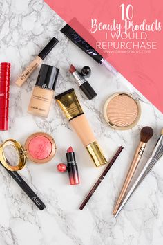 We all have those products in our collections that we just can't be without. So today, I'm sharing my 10 Beauty Products I Would Repurchase. These are the products that I fall back on when I'm in a rush, the ones I find myself using unconsciously, the ones I use when I don't know what goes with my makeup. I just could not be without any of these products! #beautyreviews #beautyfavourites #beautyfavorites #beautyrepurchases #makeuprepurchases #mostlovemakeup #makeup Natural Summer Makeup, Giorgio Armani Luminous Silk, Awesome Makeup, Makeup Tip, Moisturizer For Oily Skin, Diy Beauty Recipes, Beauty Bay, Beauty Makeup Tips