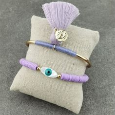 Go to Beach for Summer Bracelets Fashion Handmade Angle Lucky Evil Eye Bracelet with Good TasselModel Number:4001274032289 Festival Outfits Men, Aqua Rose, Festival Outfits Women, Handmade Evil Eye, Rose Peach, Bracelets Fashion, Festival Accessories, Tassel Bracelet, Summer Bracelets