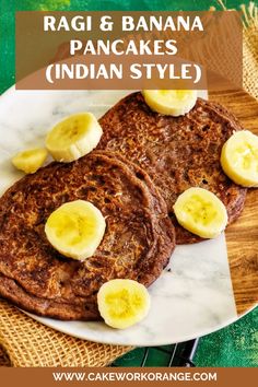 Start your day with a nutritious twist on these eggless Indian-style  Ragi Banana Pancakes combine the goodness of finger millet (ragi) with the natural sweetness of ripe bananas. Packed with fiber and essential nutrients, these fluffy, gluten-free pancakes are perfect for a wholesome breakfast or snack. Drizzle with honey or top with fresh fruits for a delightful treat that's both tasty and guilt-free! Pancakes Eggless, Simple Dal Recipe, Eggless Banana Pancakes, One Pot Rice Meals, Ragi Flour, Egg Free Breakfast, Finger Millet, Banana Pancakes Recipe, Filling Snacks