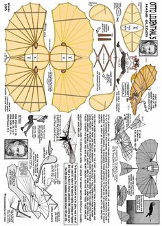 the instructions for how to make an umbrella out of paper and cut it into pieces