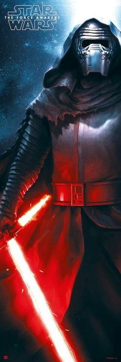 a star wars card with the character darth vader in red light up armor