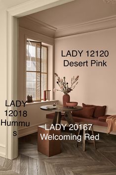 lady 121200 desert pink hummus welcomes you to the living room and dining area