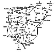 a map showing the locations of major cities in latin america