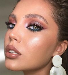 #makeup #beauty #makeuplooks #makeupideas #makeuptutorials #makeuptips #tutorials #beautytutorials ##makeupinspiration Permanent Makeup Eyebrows, Pink Eye, Braut Make-up, Pink Makeup, Day Makeup, Kiss Makeup, Makeup For Green Eyes, Makeup Goals