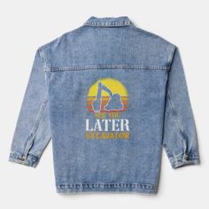 I See Jean Jacket | Zazzle