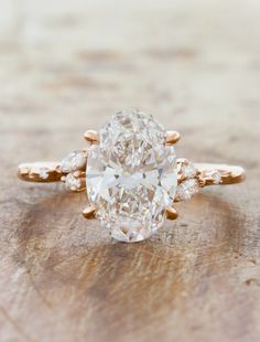 caption:2.4ct oval diamond Oval Ring Vintage, Oval Rose Gold Engagement Ring, Oval Vintage Engagement Ring, Oval Engagement Ring Gold, Oval Diamond Settings, Whimsical Engagement Ring, Oval Cut Engagement Rings, Stone Shapes, Rose Gold Wedding Ring