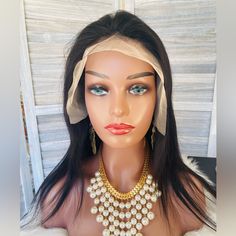 1. Lace Wig Type: 13x4 Straight Lace Front Wigs Human Hair 2. Lace Color: Transparent Lace - Can Blend Into Any Skin Tone, More Natural 3. Hair Material: Straight Wig Made Of 100% Unprocessed Brazilian Virgin Human Hair 4. Hair Density: 180% Density Lace Front Wig 5. Cap Size: 19.5"-22.5" Medium Cap With Adjustable Strap And 3 Combs 7. With Length : 22 Inch Straight Lace Wig , True To Color 8. Wig Color : Natural Color, Free Part Wig 9. Suitable For People Of All Ages, Apply To Parties, Birthday, Travel, Celebration, Wedding, Graduation, And Daily Life 10. Knots: Natural Baby Hair Hairline Free Part Wig, Straight Lace Wig, Birthday Travel, Wig Color, Lace Front Wigs Human Hair, Straight Lace Front Wigs, Front Lace Wigs Human Hair, Hair Density, Wig Making