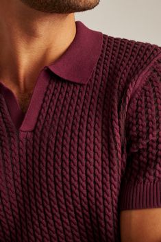 Mens Business Casual Outfits, Mens Polo T Shirts, Bespoke Clothing, Men's Sweaters, Sweater For Men, Cable Stitch