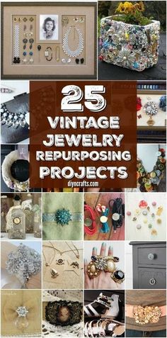 25 vintage jewelry repurposing projects