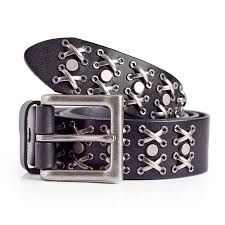 Mens Double X Cross Studded Belt Black and Silver 1.5in Sizes 30-44in | LATICCI Black Studded Belt, Gothic Belt, Haute Mess, Buckle Holder, Casual Punk, Leather Dye, Leather Belts Men, Studded Belt, Belt Black