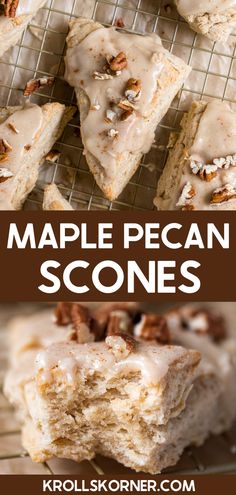 this maple pecan scones recipe is so good and easy to make