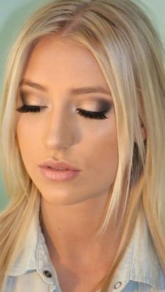 [pin_description] .click to checkout these guides on makeup! Trucos de maquillaje #boda y #fiesta Blonde With Blue Eyes, Wedding Makeup Tips, Best Makeup Tips, Makeup For Blondes, Makeup And Beauty Blog, Smink Inspiration, Braut Make-up, Natural Wedding Makeup, Bridesmaid Makeup