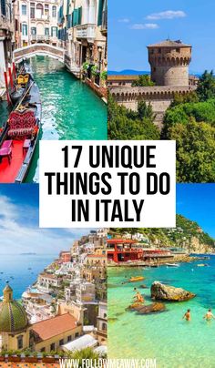 the most unique things to do in italy