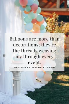 balloons are more than decorations they're the threads we weaving joy through every event