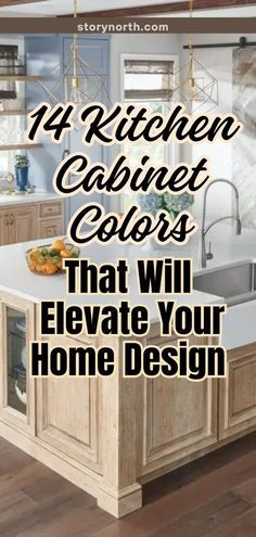 Kitchen Cabinets Makeover Two Colors, Painted Cabinet Ideas Kitchen Makeovers, Cabinet Colors With White Appliances, Color Of Cabinets In Kitchen, Kitchen Design Colored Cabinets, Old Kitchen Cabinet Makeover Paint, Painted Kitchen Islands Ideas, Basement Kitchen Cabinet Colors, Dual Color Cabinets Kitchen