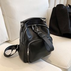 Women Designer Soft Leather Backpacks Sac A Dos Casual Luxury Fashion High Quality Backpack for Teenage Girls Mochila Rucksack Details Show [23y 8m 10d] Women Bags Fashion Handbags, Black School Bags, Soft Leather Backpack, Women Backpack Travel, Backpack With Wheels, Summer Handbags, Leather Backpacks, Casual Luxury, Handbags Casual