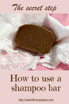 How do you use a solid shampoo bar on your hair? Here's how, including the last, very important step. Diy Shampoo Recipe, Winter Lip Color, Solid Shampoo Bar, Diy Shampoo, Long Hair Tips, Lip Gloss Colors, Baking Soda Shampoo