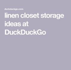 linen closet storage ideas at DuckDuckGo Linen Closet Storage Ideas, Closet Storage Ideas, Linen Closet Storage, Closet Ideas, Linen Closet, Closet Storage, Storage Ideas, Closet