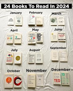 there are many books to read in the month of november and december on this poster