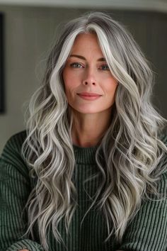 Hair Challenge, Grey Hair Inspiration, Silver Hair Color, Silver Grey Hair, Grey Hair Color