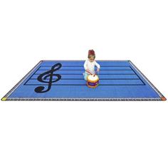 Music education is a critical component of a comprehensive educational experience. Create a rich musical environment and nurture a young child's musical abilities with this rug. This simple but inviting rug is perfect for children to discover the world of music through the act of play. From the school classroom, music room to the home playroom, this uniquely designed and functional rug will engage children and enhance their interior environment. Music has the power to inspire and uplift. Our Pla Home Playroom, Interior Environment, Music Room, The Act, Music Education, School Classroom, Black Nylon, Discover The World, Blue Black