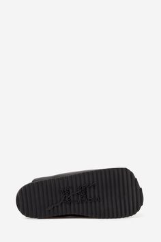 TRUCK SLIDE Flats in black faux leather, sabot, insole with logo, rubber sole Shop Truck, Barbour Steve Mcqueen, Marine Serre, Steve Mcqueen, Sneaker Wedge, Yoga Wear, Black Faux Leather, Manolo Blahnik, Luxury Boutique