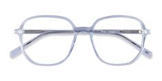 Clear Blue square eyeglasses available in variety of colors to match any outfit. These stylish full-rim, large sized acetate eyeglasses include free single-vision prescription lenses, a case and a cleaning cloth. Glasses Inspiration, Big Glasses, Green Glasses, Funky Glasses, Mode Zara, Square Eyeglasses, Blue Glasses, Cute Glasses, Glasses For Women