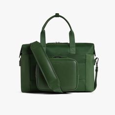 Juniper Green | Back view of Metro Duffel in Juniper Green Monos Metro Duffel, Weekender Bags, Suitcase Handle, Compact Umbrella, Baggage Claim, Soft Design, Book Bags, Heavy Bags, Best Black Friday